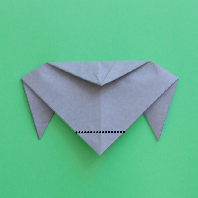 ６回で折れる 図解で簡単折り紙 犬のかお の折り方 飾り付けや工作に