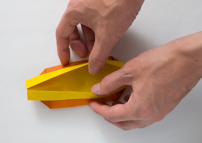 折り紙のはこの折り方