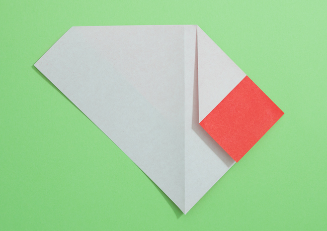 「サンタさん」の折り紙の折り方